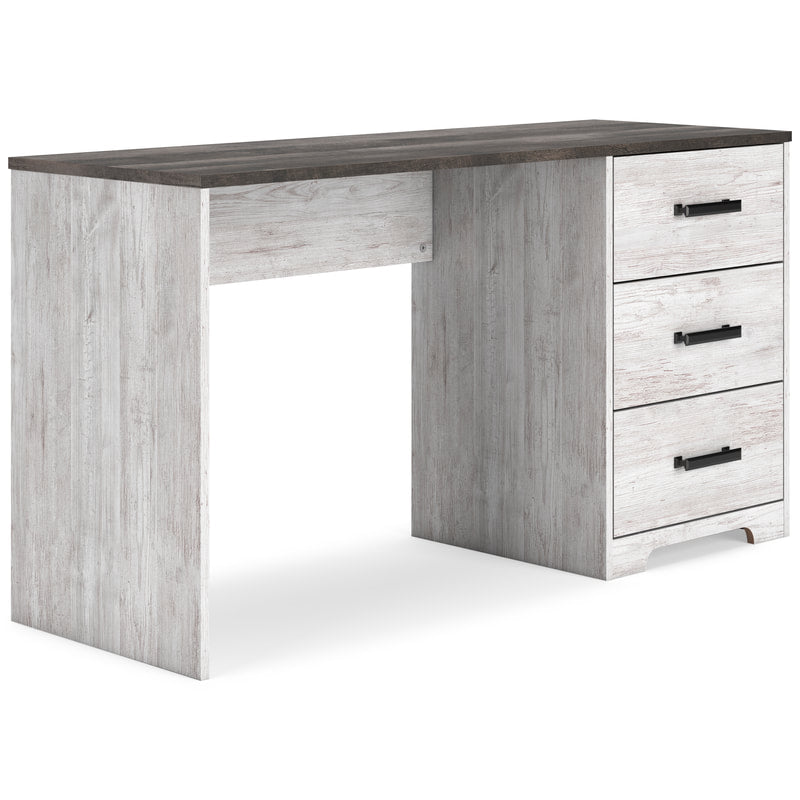 Shawburn White/Dark Charcoal Gray 54" Home Office Desk H4121