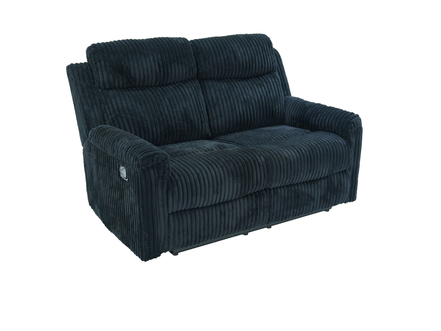 Grace Black Corduroy 3pc Reclining Living Room Set  S8585