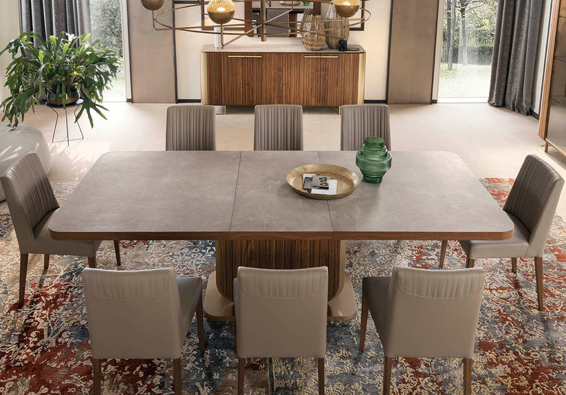 Hera Italian Luxury 7pc Dining Room Set
