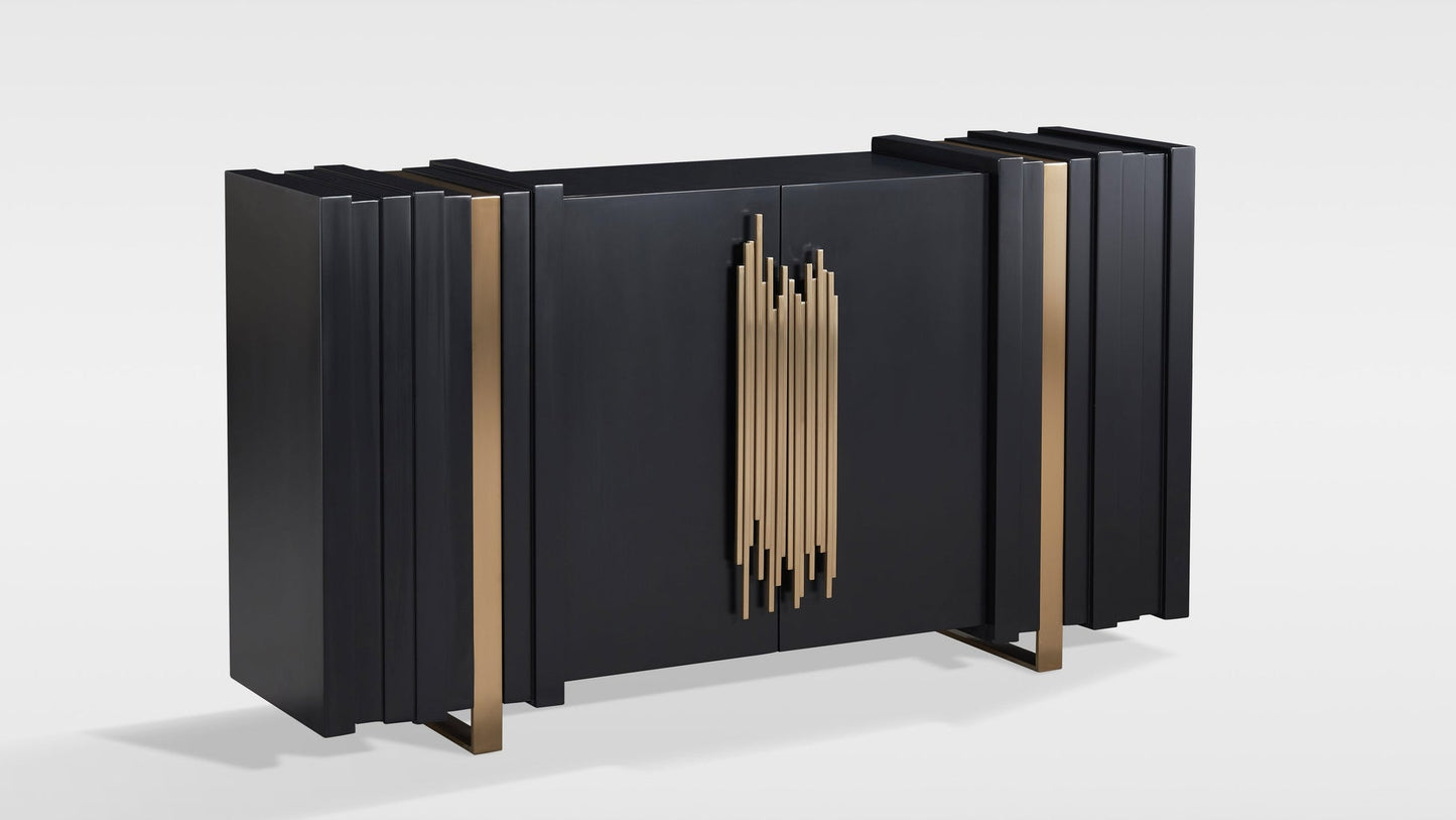 Aurora Gold/Black Sideboard