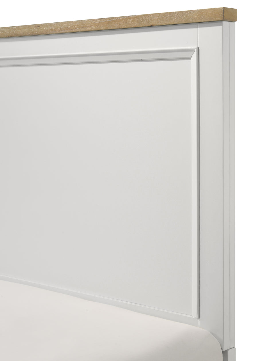 Aston White Storage Platform Bedroom Set B6550