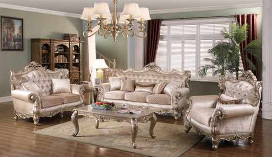 Emily  Classic Luxury Living Room Set