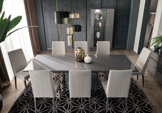 Graphite Italian Luxury 7pc Dining Set