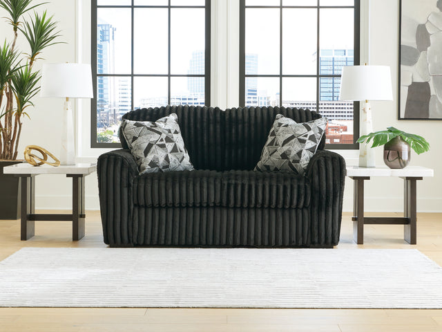 Midnight-Madness Onyx Sofa and Loveseat 98103