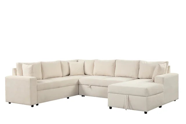 Forever2 Sand Sectional With Pull-Out Bed