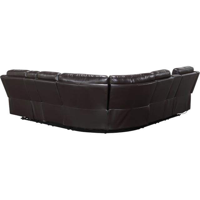 Cipher Brown POWER/LED/BLUETOOTH SPEAKERS/SUBWOOFER Sectional 8315