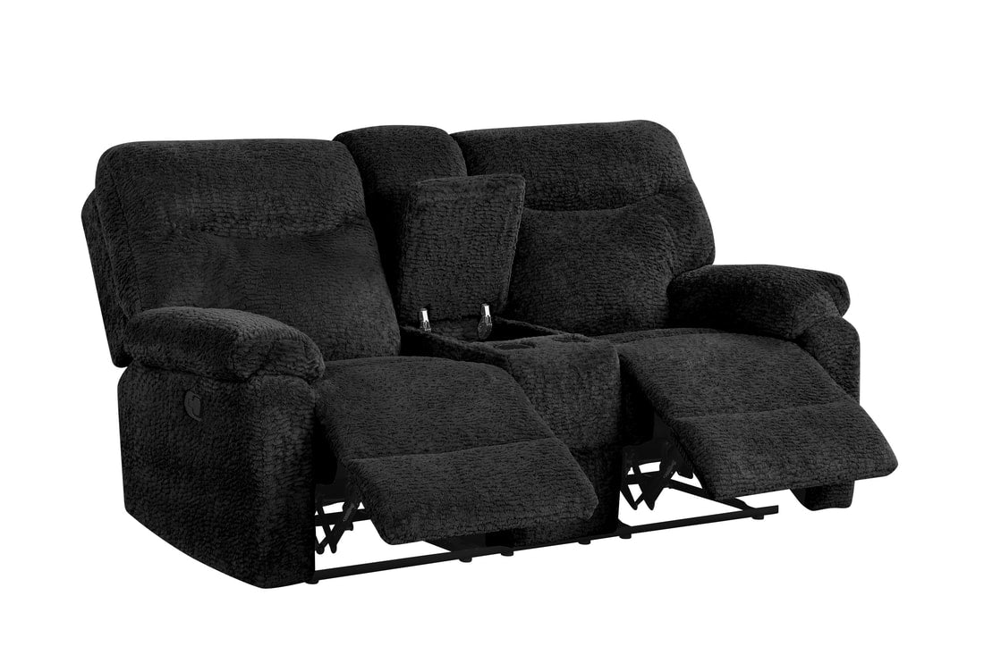 Bravo22 Black Fabric 3pc Reclining Set