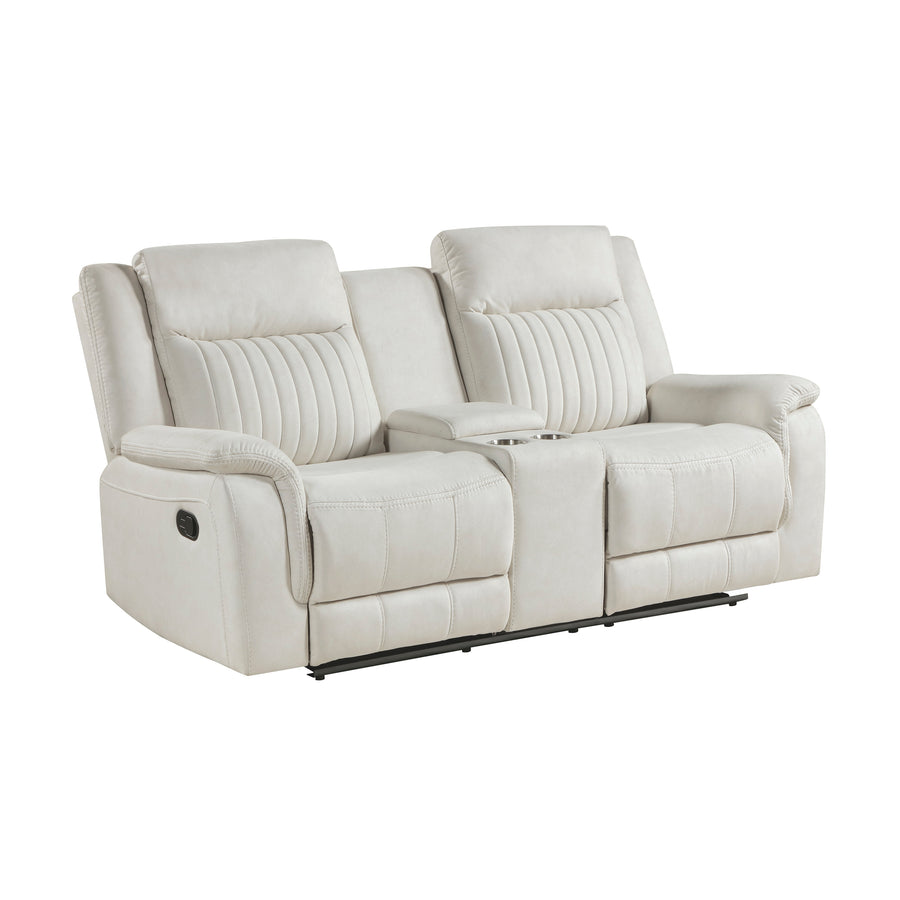 Dean Beige Double Reclining Living Room Set 9646