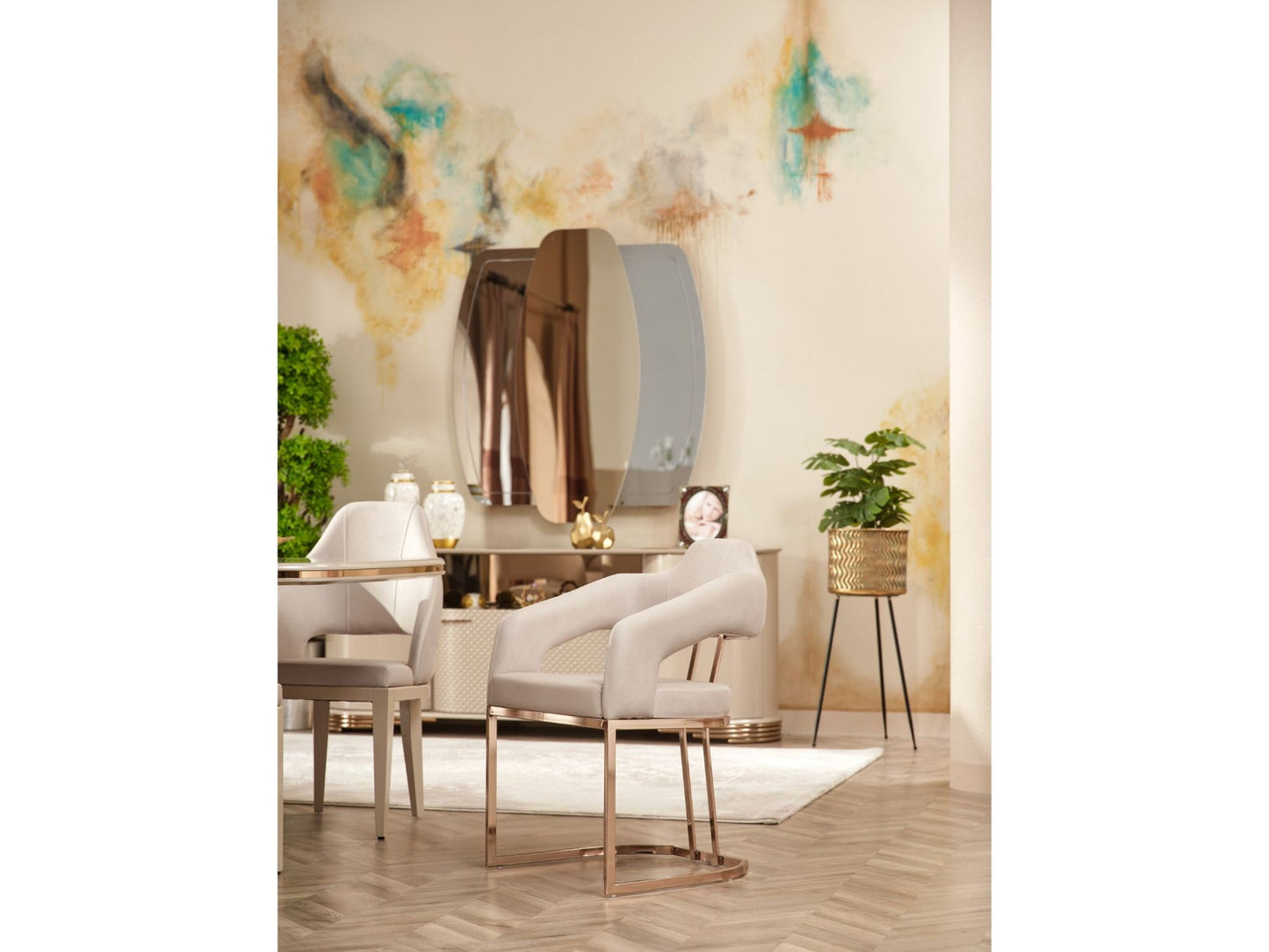 Paris Diningroom Set (79"Dining Table & 6 Dining Chair)