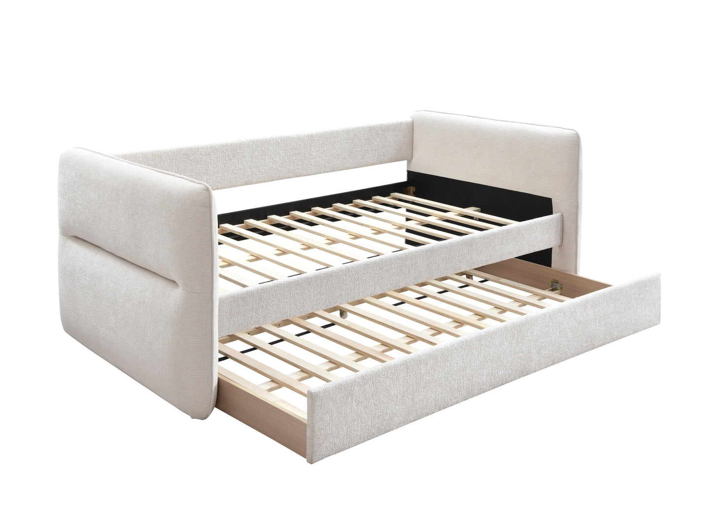 Philipa Oatmeal Tweed Daybed with Trundle 5324