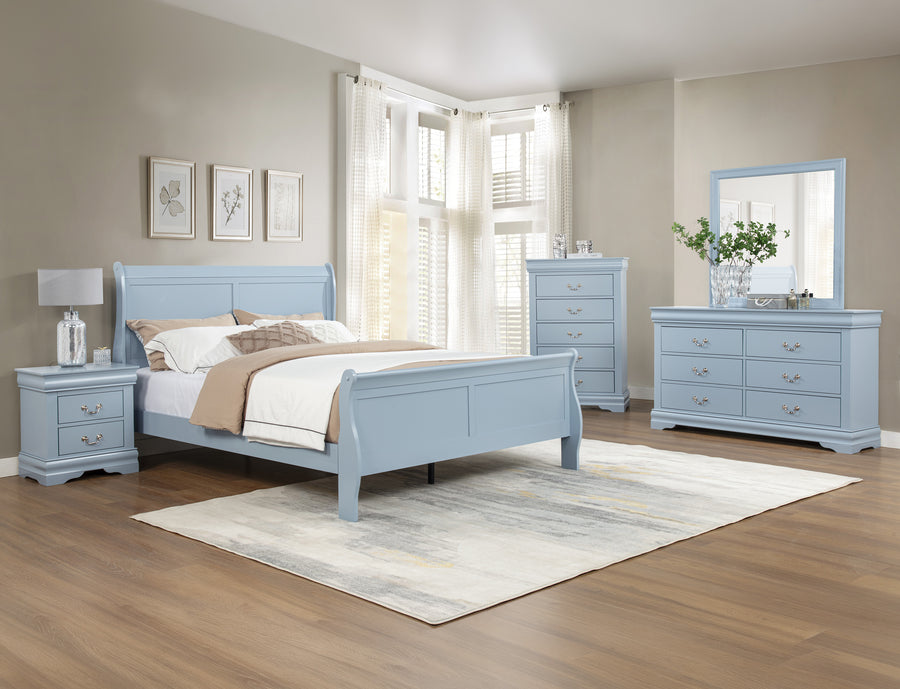 Louis Philip Blue Youth Bedroom Set B3760