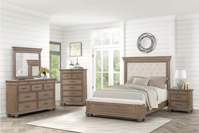 Nashville Brown Panel Bedroom Set