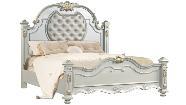 Destiny White Classic Bedroom Set