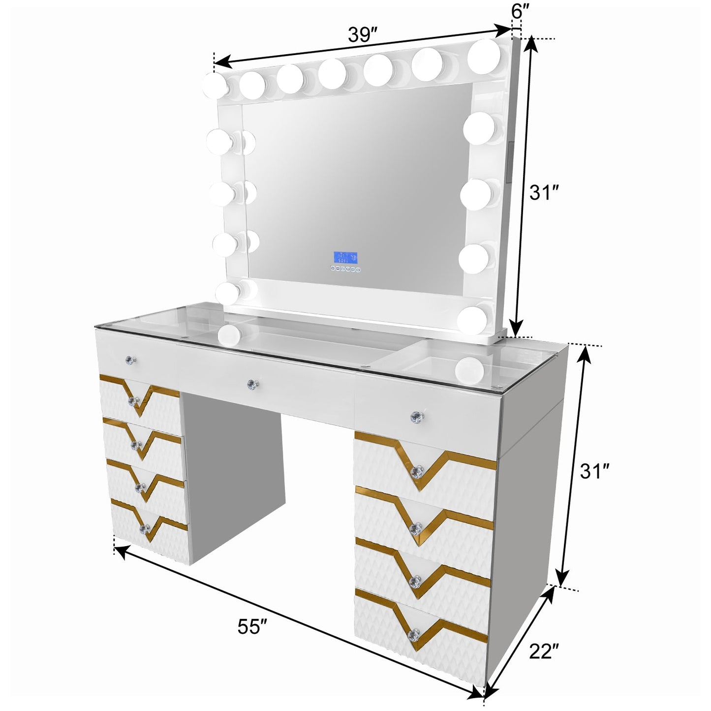 Rockstar Smart Hollywood Vanity