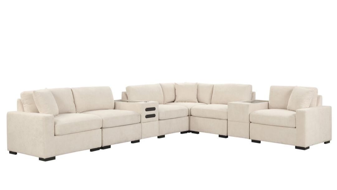 Barista Beige Modular Sectional Set