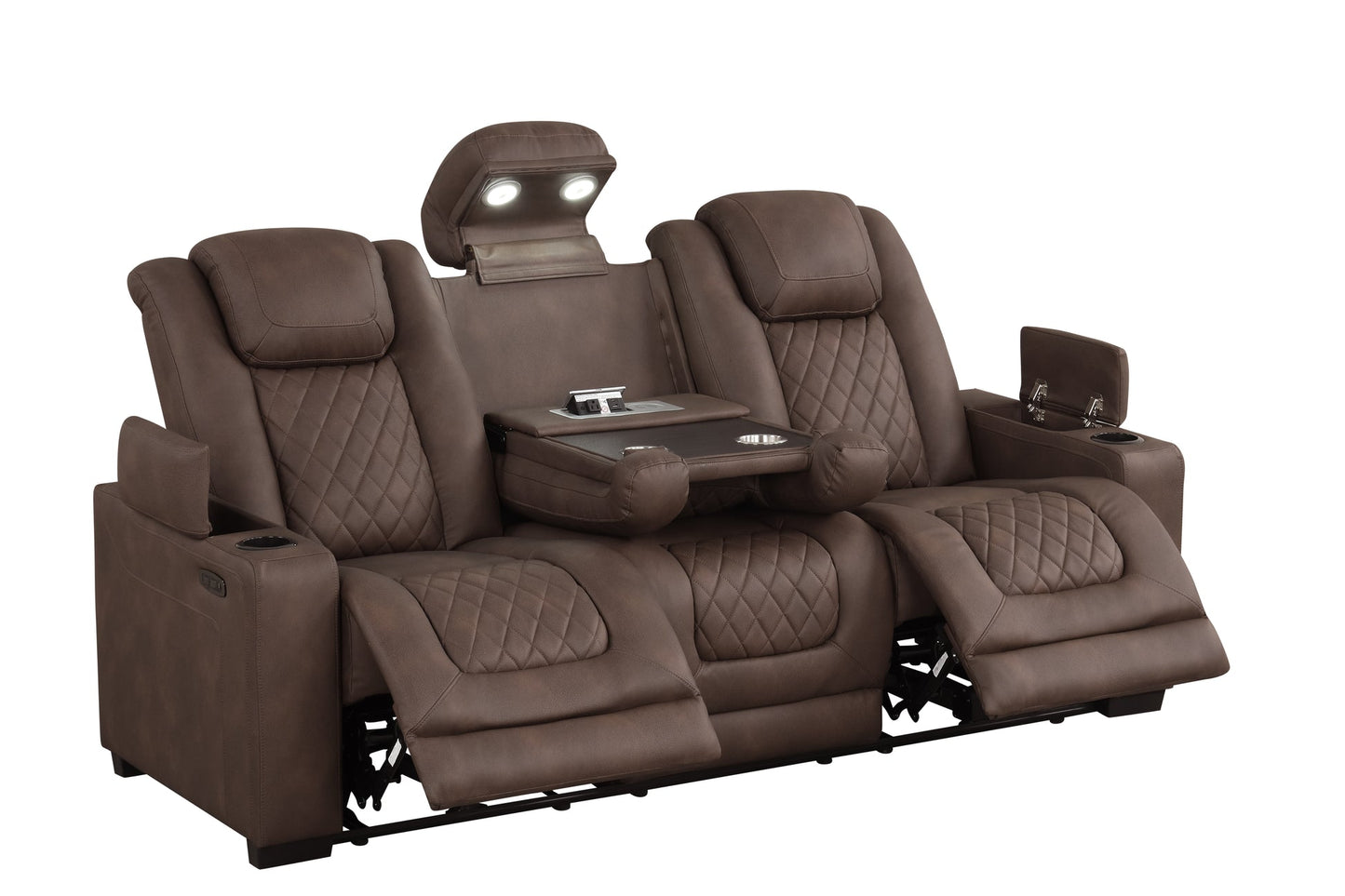 Rima Brown POWER 3pc Reclining Set  S4306