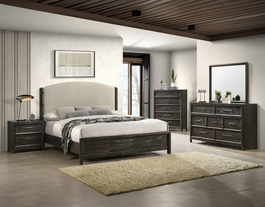 Ethel Dark Brown Panel Bedroom Set B6530