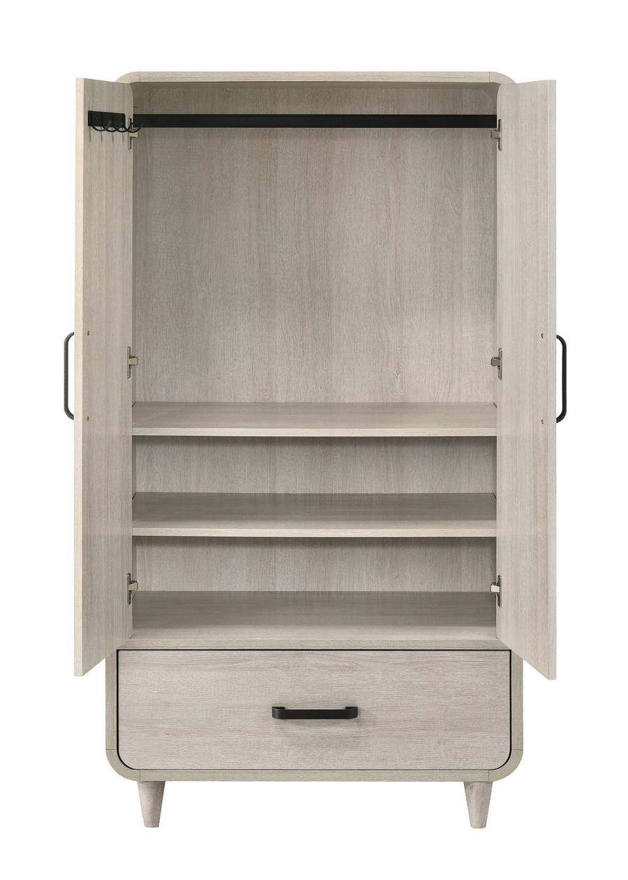 Nyomi White Armoire B4900