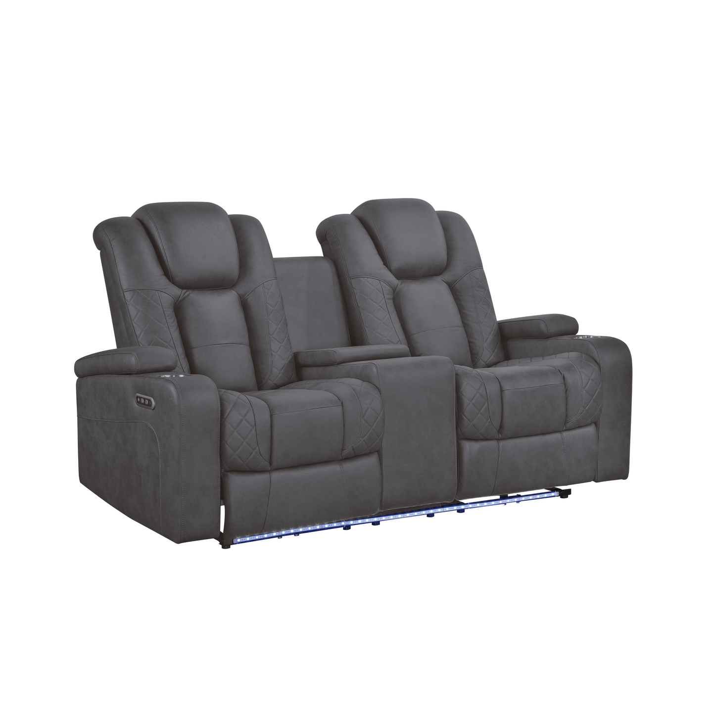 Ashley Grey POWER/LED 3pc Reclining Set S9304