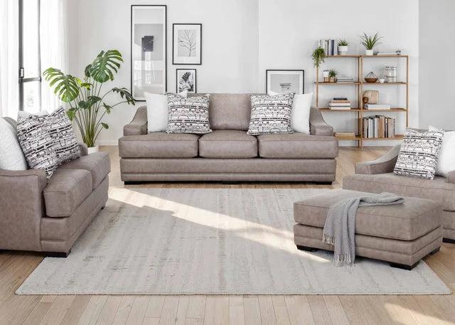 Franklin Duvall Greige OVERSIZED Sofa & Loveseat 893