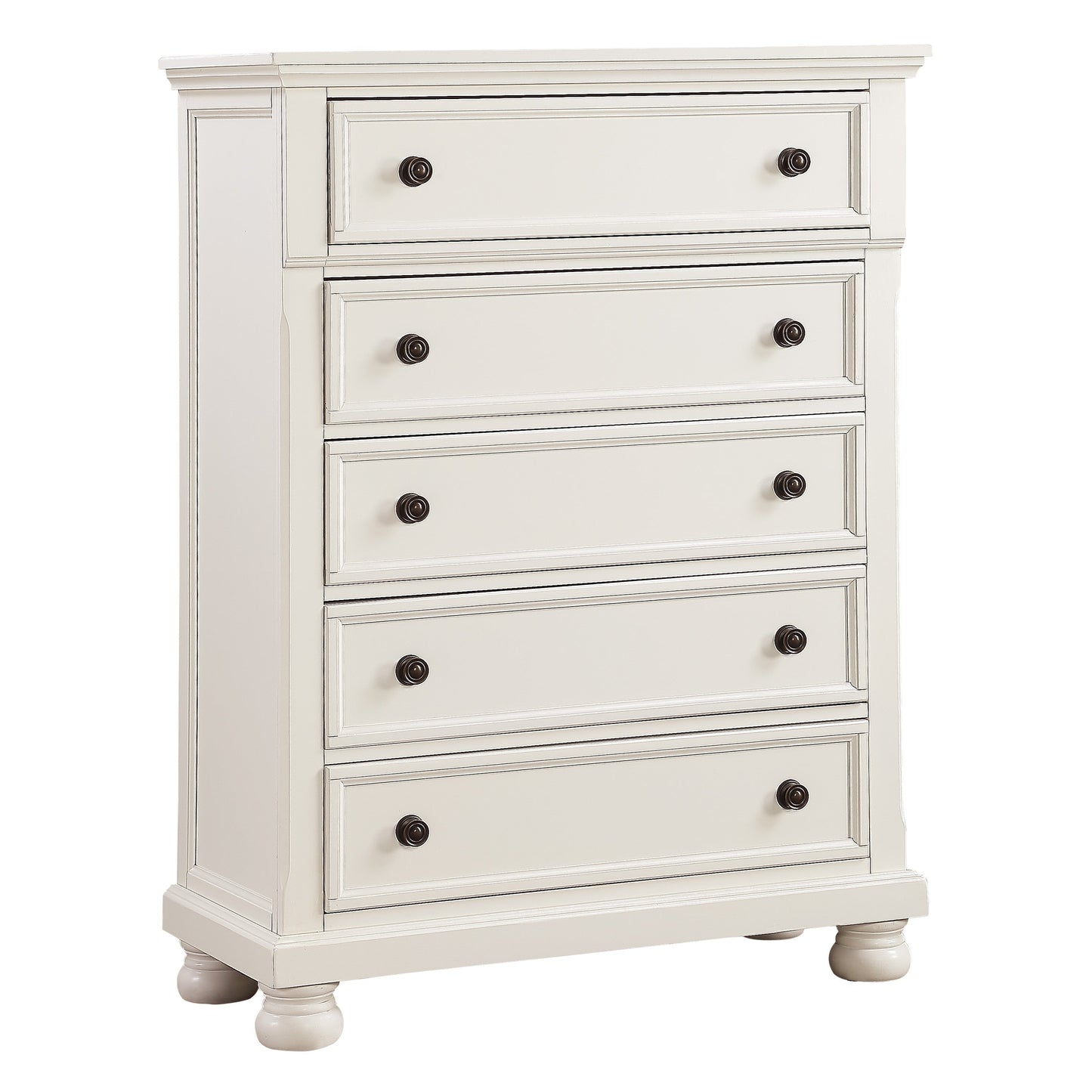 Laurelin White Storage Platform  Bedroom Set 1714
