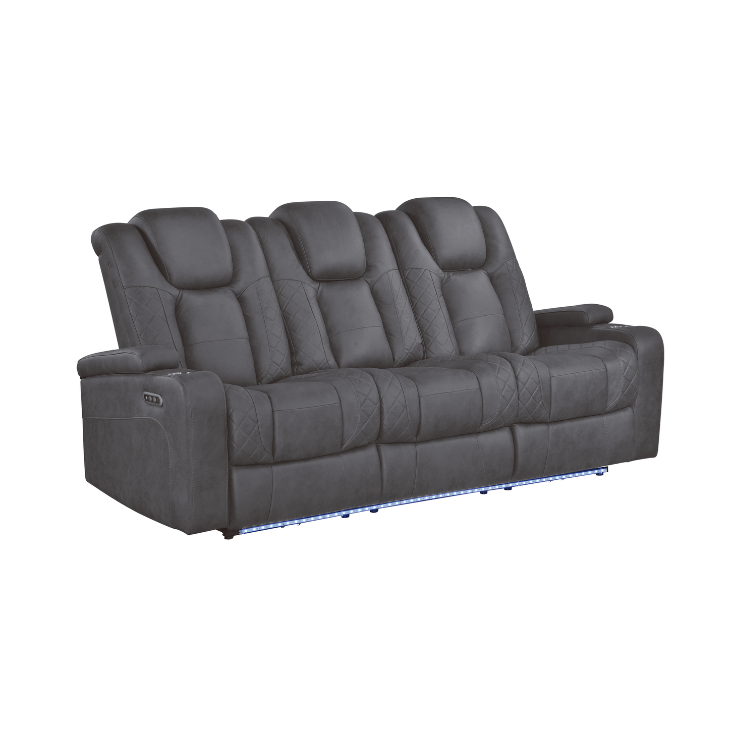 Ashley Grey POWER/LED 3pc Reclining Set S9304