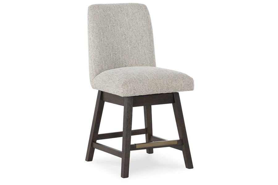 Burkhaus Dark Brown Counter Height Dining Table and 4 Barstools D984