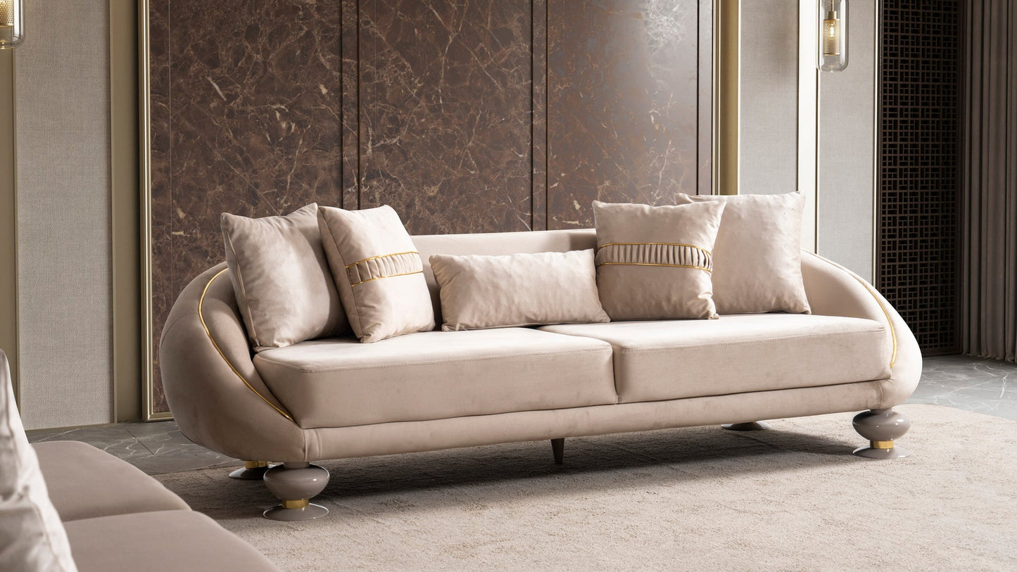 Elisyum Collection Luxury Living Room Set