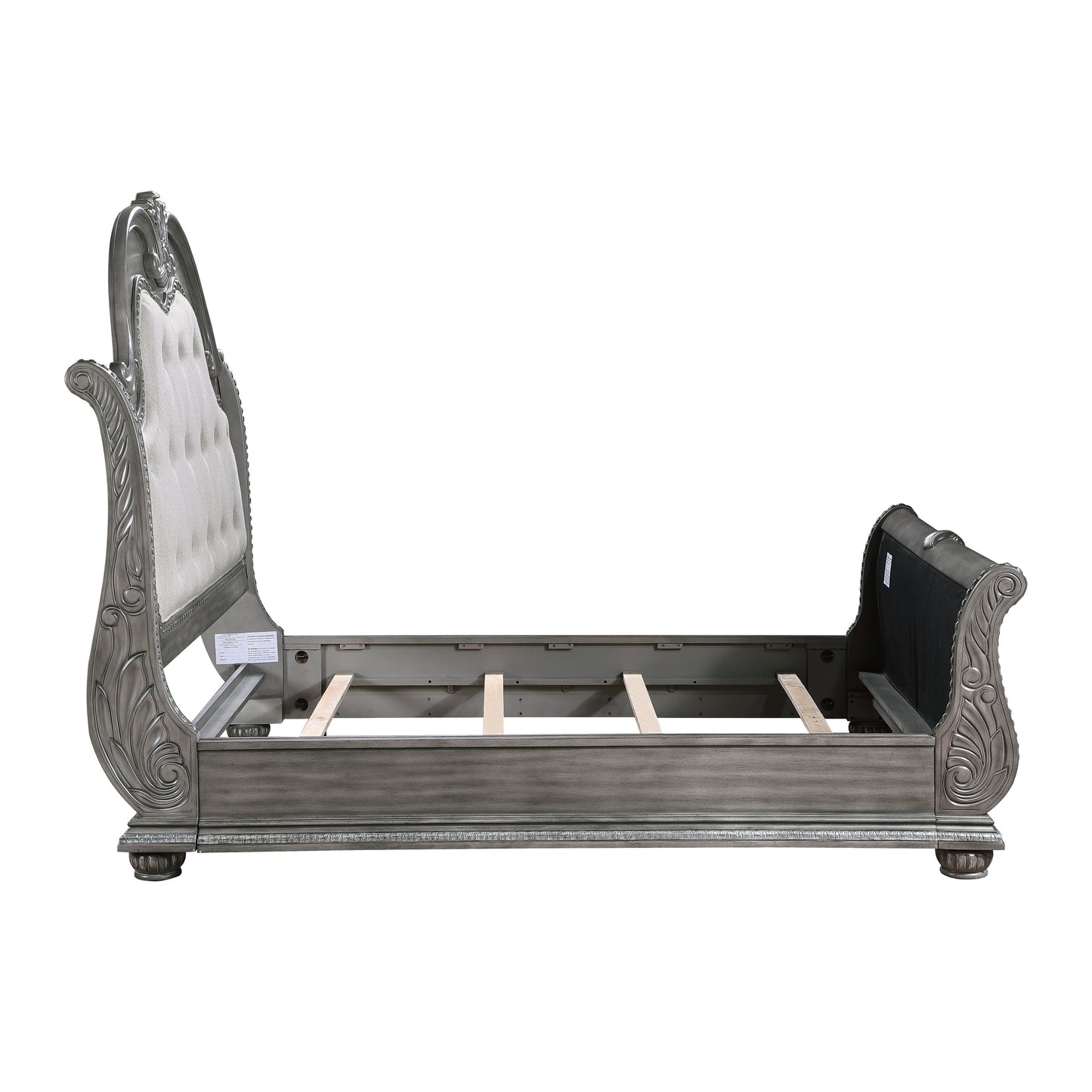 Bennington Gray Sleigh Bedroom Set 1583