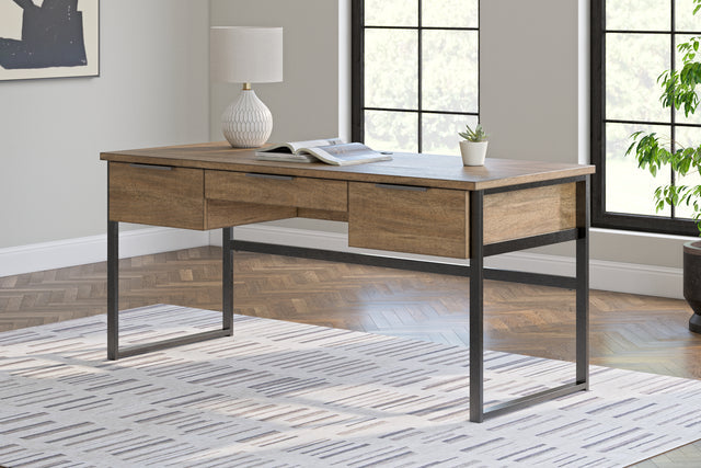 Montia Light Brown 67" Home Office Desk H632-44