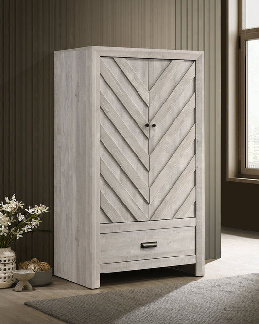 Valor Antique White Armoire B9330