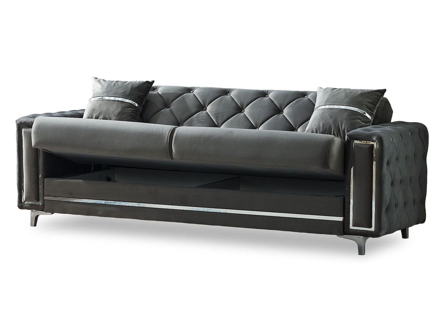 Bolivya 3-pieces (Sofa & Loveseat & Chair) Livingroom Set Grey
