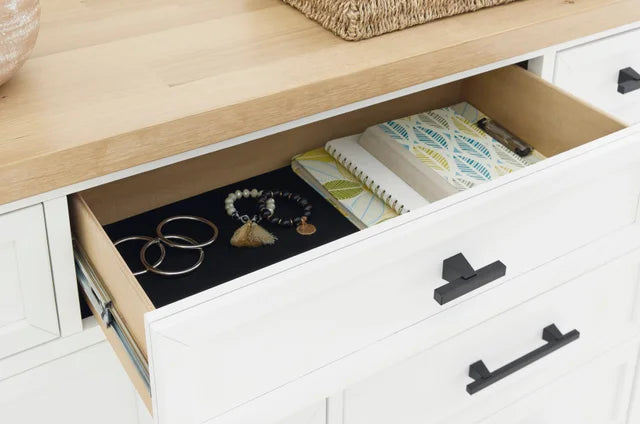 Ashbryn White/Natural Storage Platform Bedroom Set B844