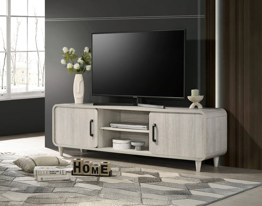 Nyomi White 72"TV Stand B4900