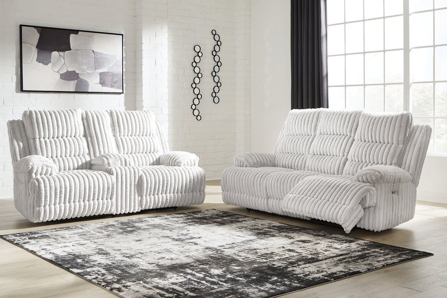 Rhines Falls Alloy Sofa and Loveseat 42804