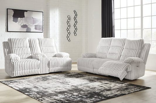Rhines Falls Alloy Sofa and Loveseat 42804