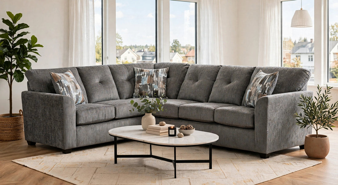 Washington Gray Sectional 3007