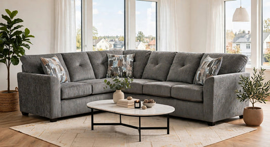 Washington Gray Sectional 3007