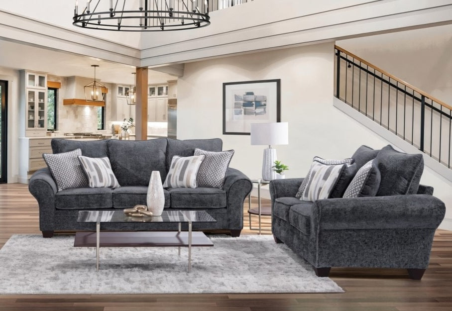 Behold Charcoal Sofa & Loveseat
without Ottoman(OVERSIZE)
1001