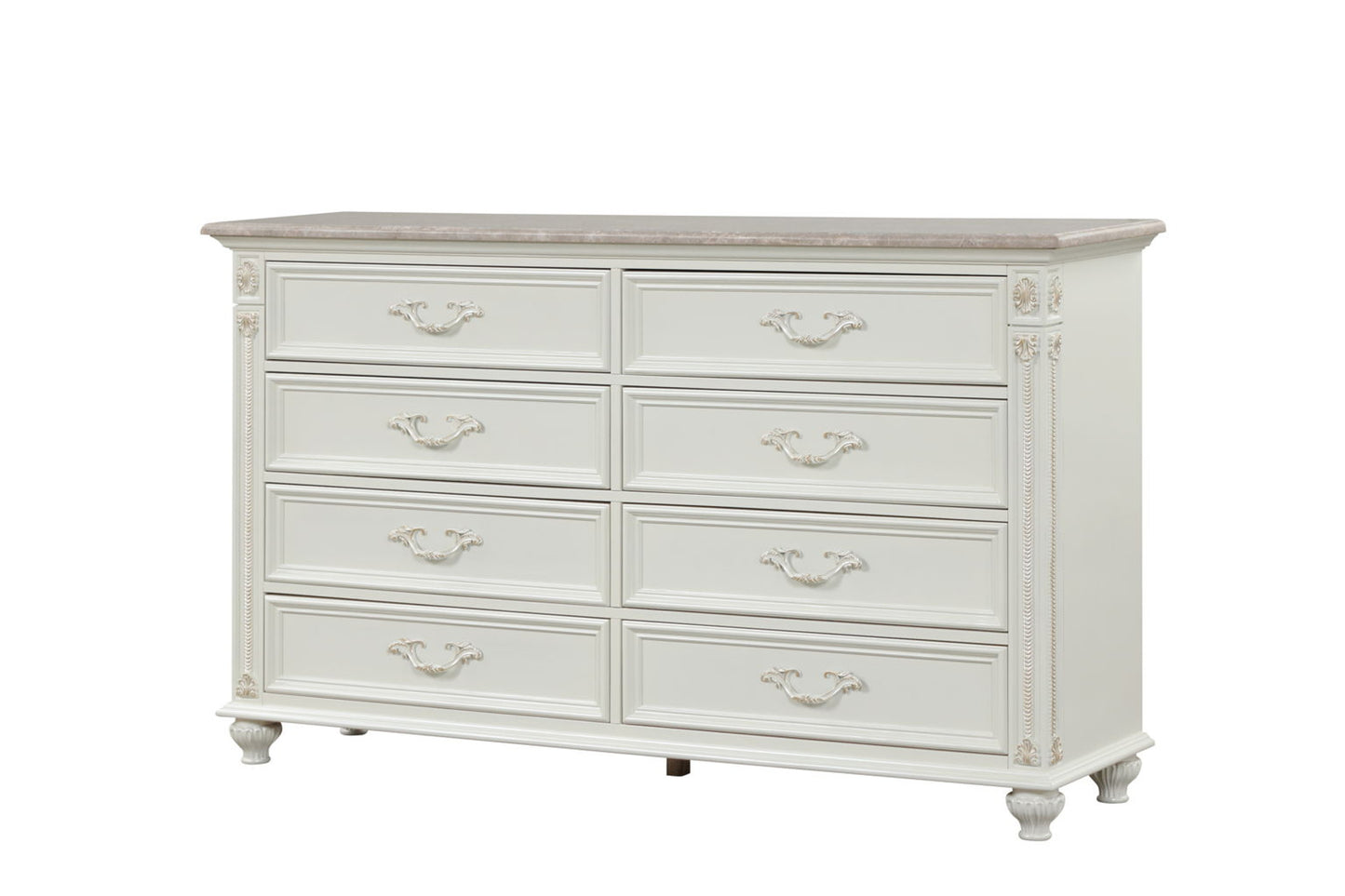 Marya Collection White Bedroom Set