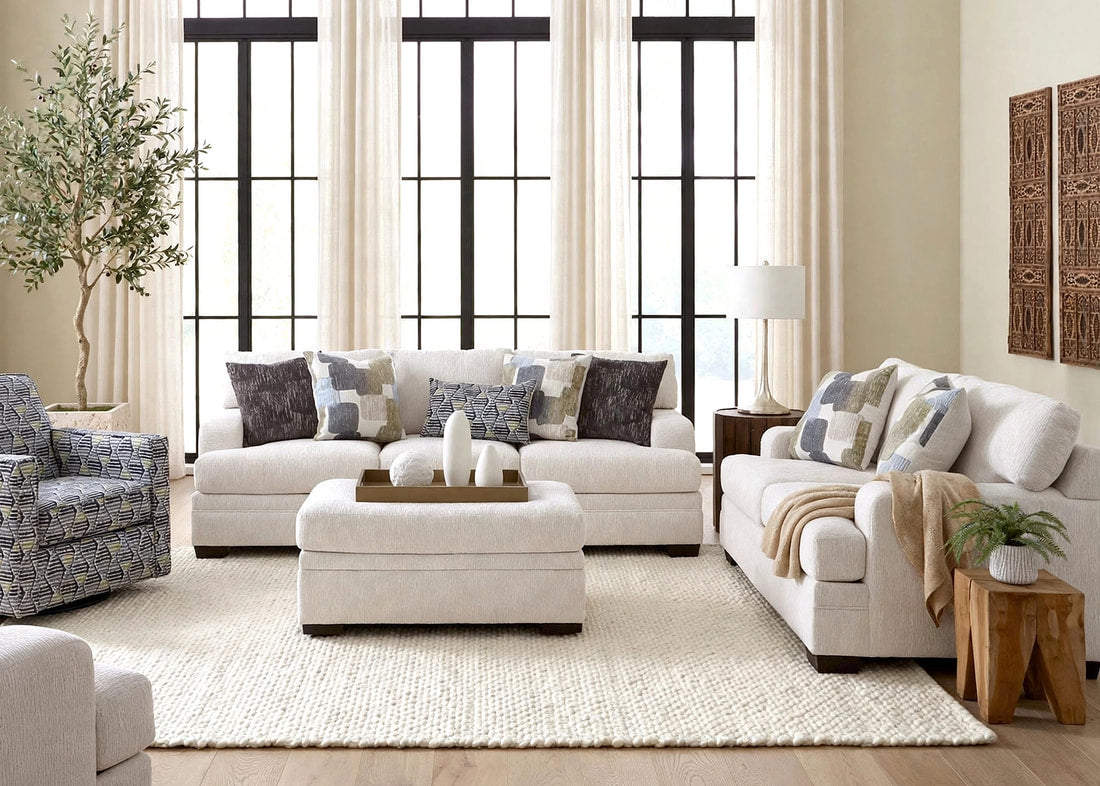 Behold Dove OVERSIZED Sofa & Loveseat  2155