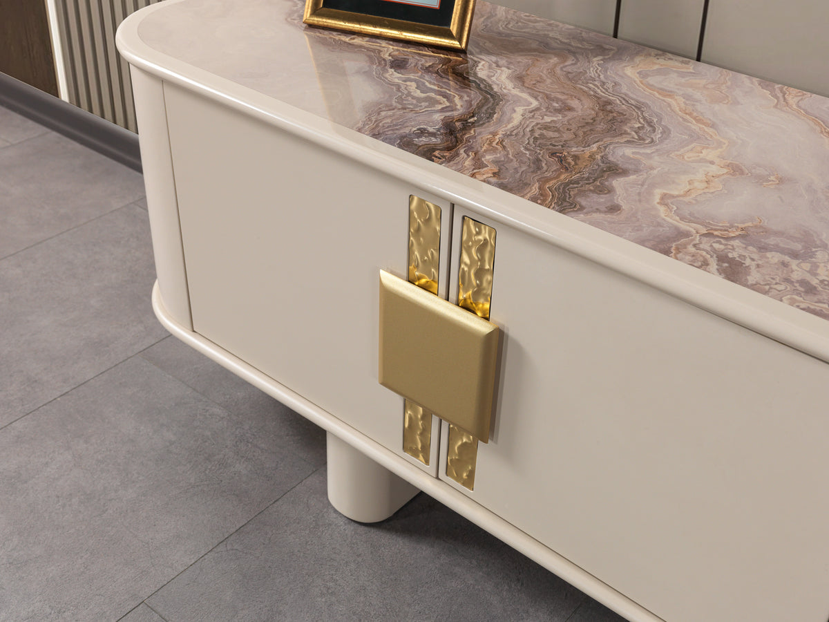 Carlina Ivory Tv Stand