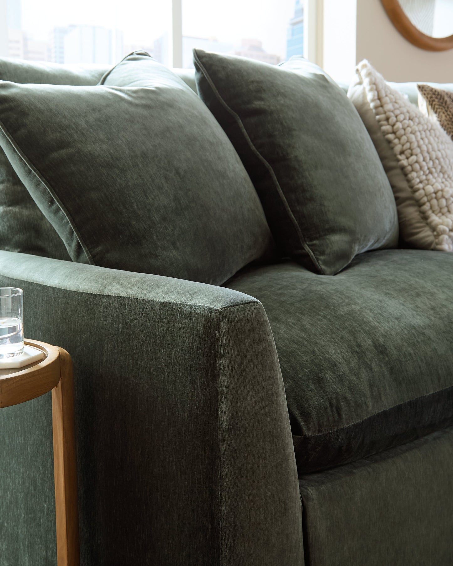 Carriage View Jade 3pc Sectional 78001