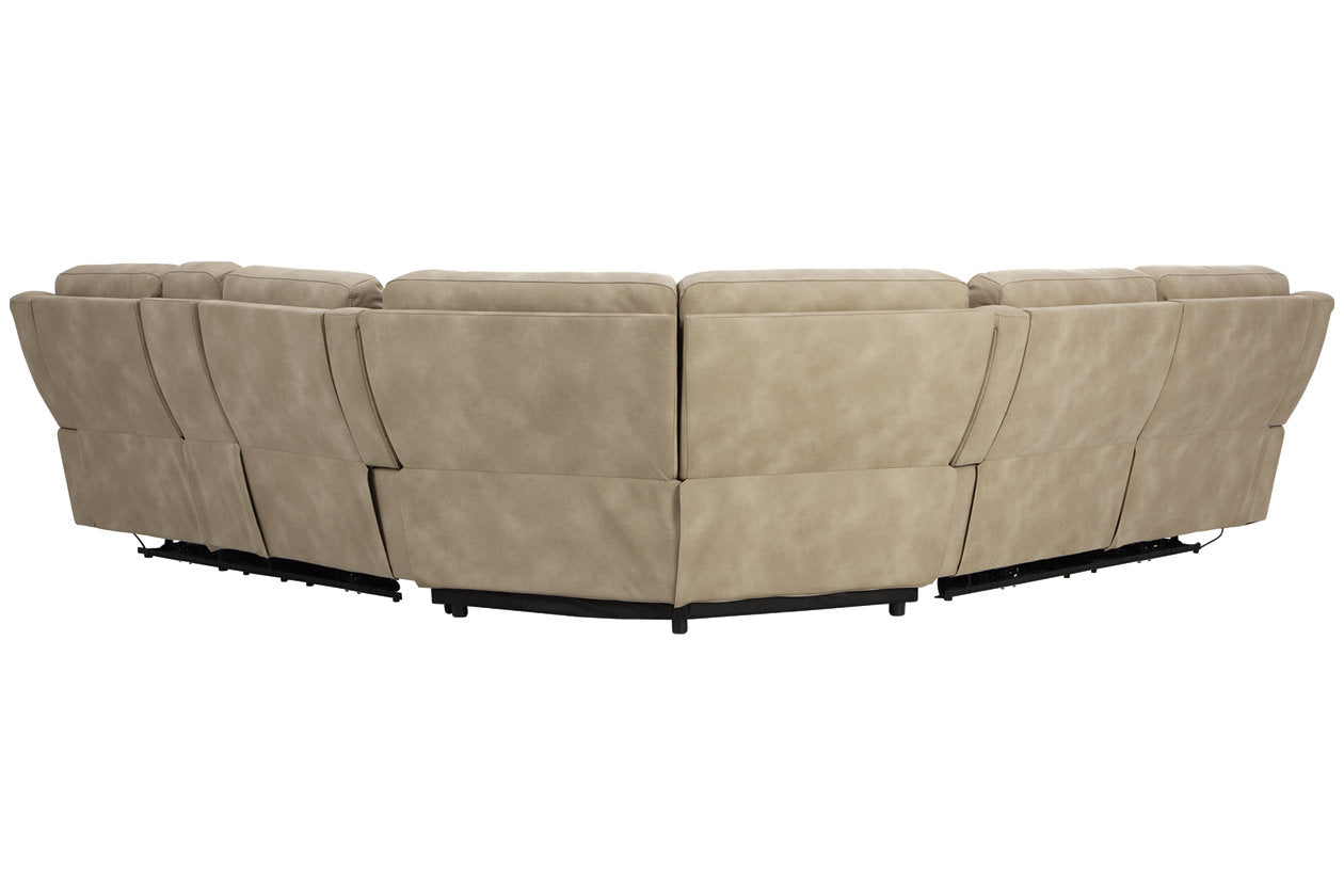 Next-Gen DuraPella Sand 3pc Power Reclining Sectional 59302