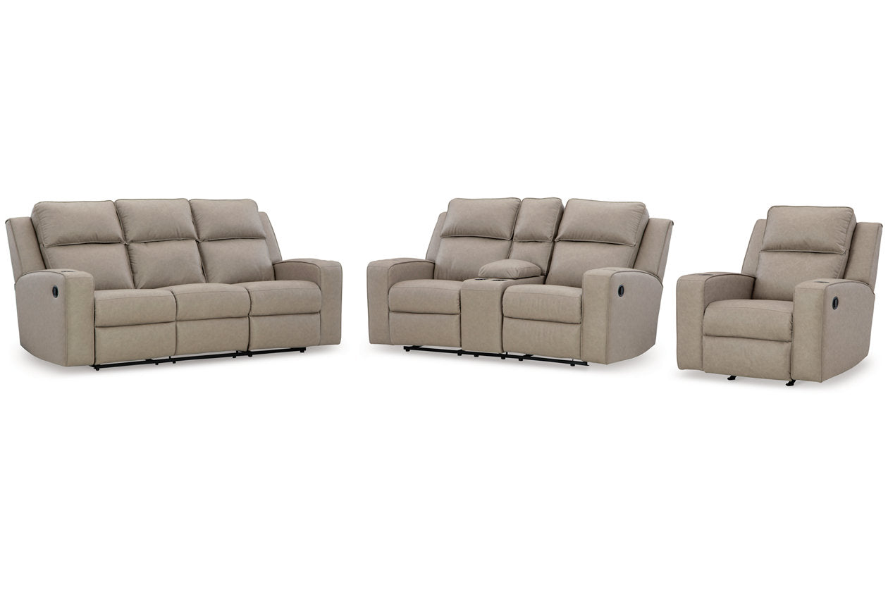 Lavenhorne Pebble Reclining Living Room Set 63307