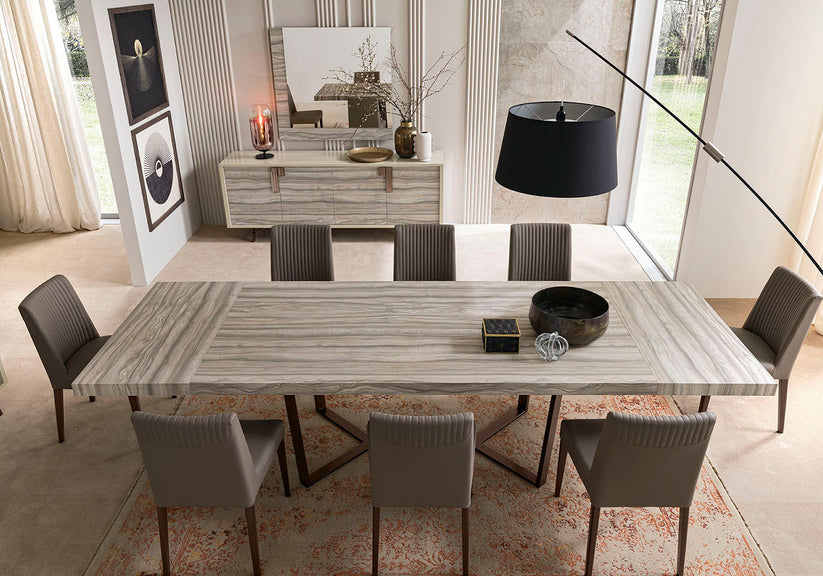 Jupiter Italian Luxury 7pc Dining Room Set