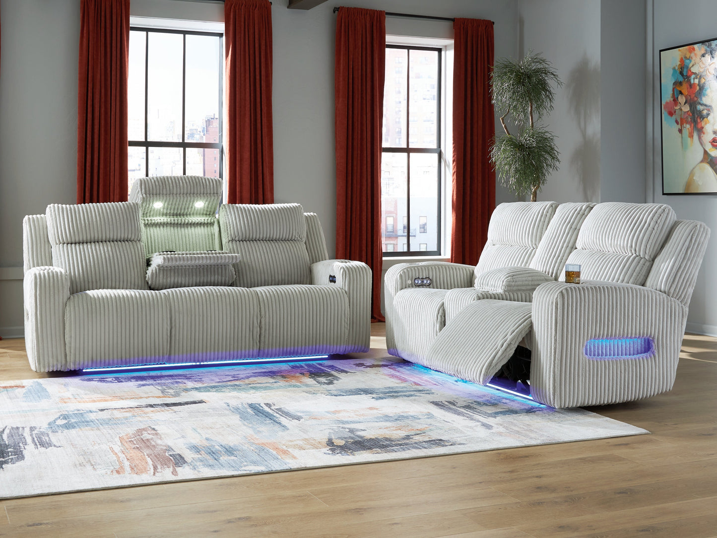 Forest Lake Alloy Power Reclining Living Room Set | PC64203