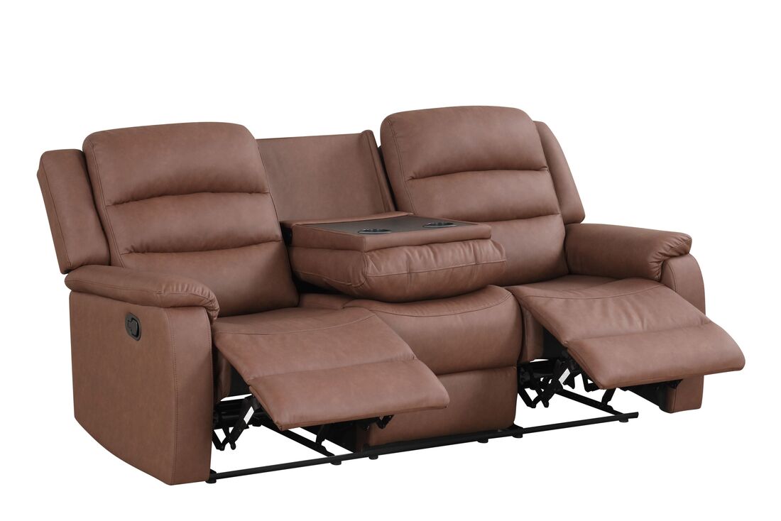 Hope Brown 3pc Reclining Set