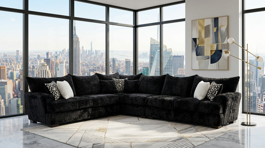 Rizzoli Black Sectional S360