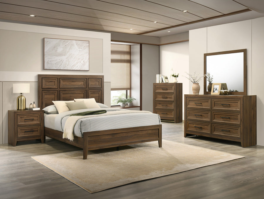 Lorraine Brown Panel Bedroom Set B6610